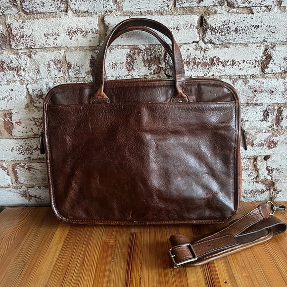 Miller Standard Attache' in Titan Milled Brown by Moore & Giles - Picture 2 of 9
